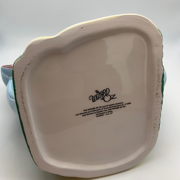 VTG Wizard of Oz Emerald City Yellow Brick Road Dorothy & Toto Ceramic Teapot - Picture 13 of 16